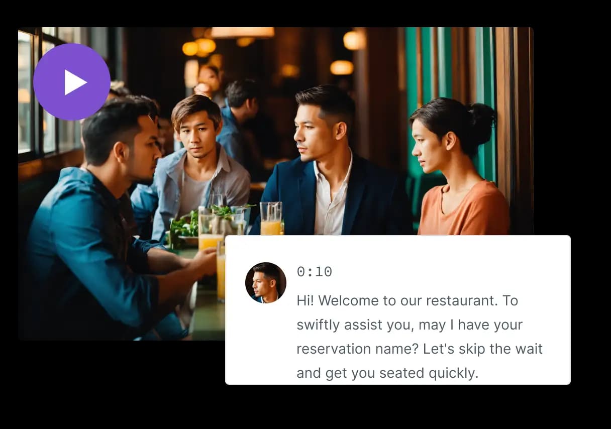 End frustrating waits for diners with AI