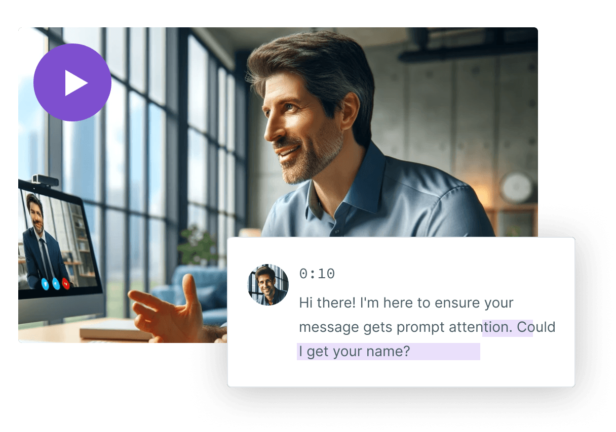 Personalized interaction 24/7 with AI
